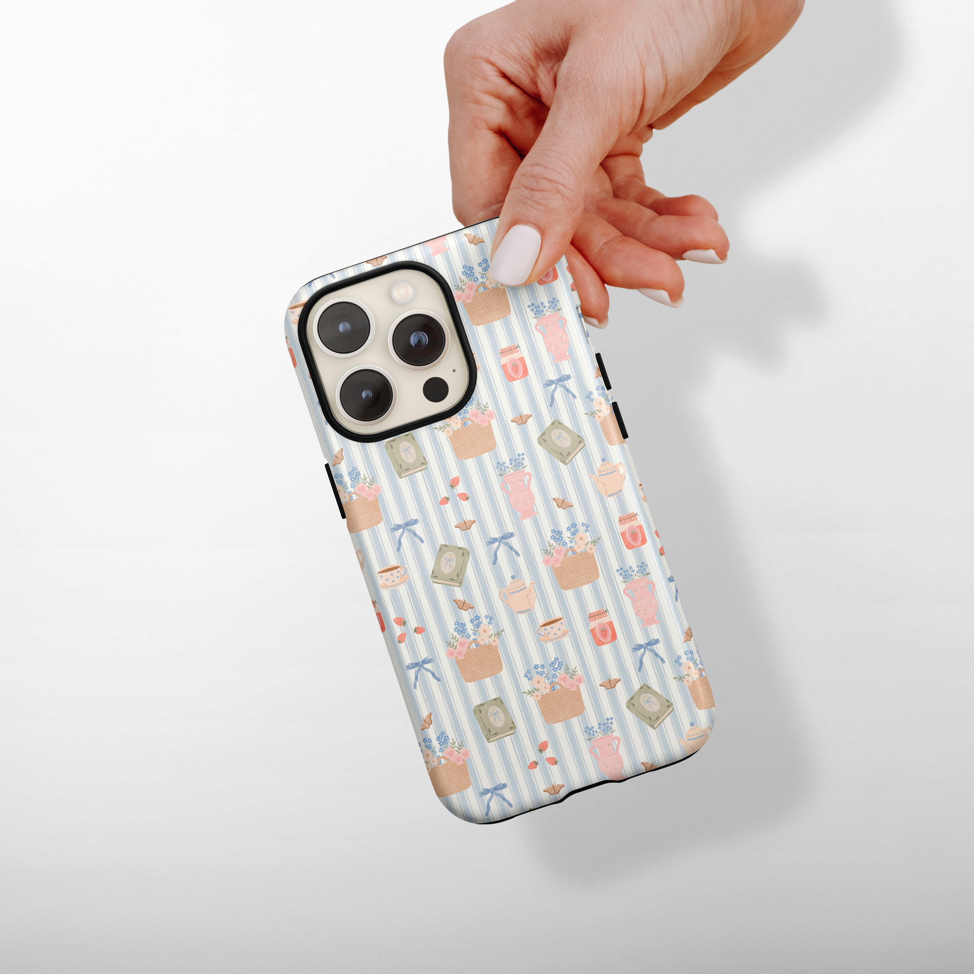 Tough Phone Case - Cottagecore Tea Party