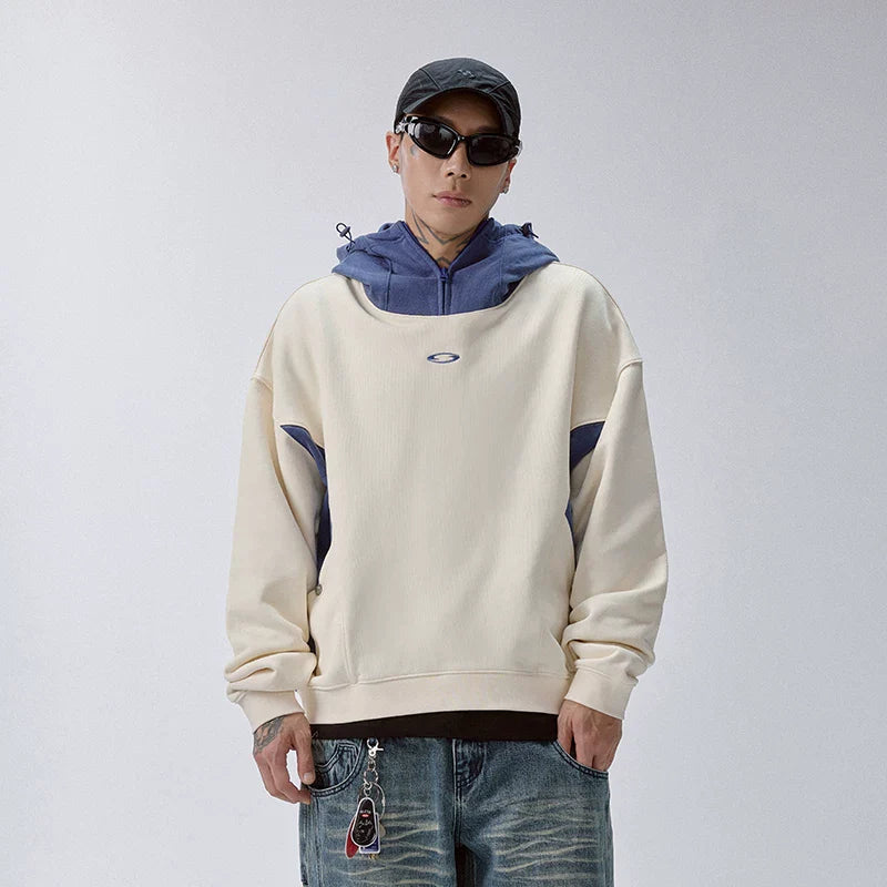 F2CE Unisex Oversized Hoodie, Fall Winter Casual Pullover Sweatshirt, Streetwear Couple Hooded Top