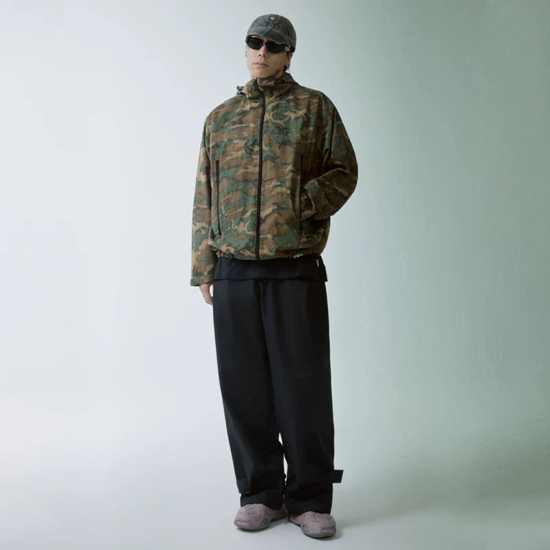 F2CE Unisex High Street Wide-Leg Casual Trousers, Clean Fit Relaxed Straight-Leg Pants, Minimalist Streetwear