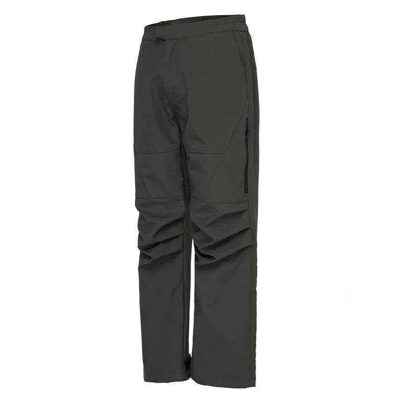 F2CE Nylon Knee Fold Thickened High Street Vibe Work Pants Loose Straight Pocket Parachute Pants Casual Pants