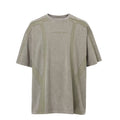 FCE waste soil wind old function burr destruction short sleeved deconstruction splicing color collision trendy high street loose men's and women's T-shirts