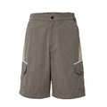 F2CE mountain style outdoor contrasting color splicing trendy workwear shorts for men, retro vintage vintage multi pocket functional casual shorts