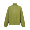 F2CE trendy loose and warm wool fleece sweater, Vibe jacket, autumn and winter stand collar half zipper couple jacket