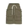F2CE American style trendy high street Vibe looped multi pocket zipper tactical workwear functional heavyweight loose shorts for men