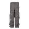 F2CE functional workwear pants with spliced hollow out casual pants, loose men's American trend, Vibe style high street pants, spring and summer