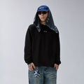 F2CE American style trendy metal logo loose heavyweight long sleeved T-shirt men's and women's round neck versatile top base shirt