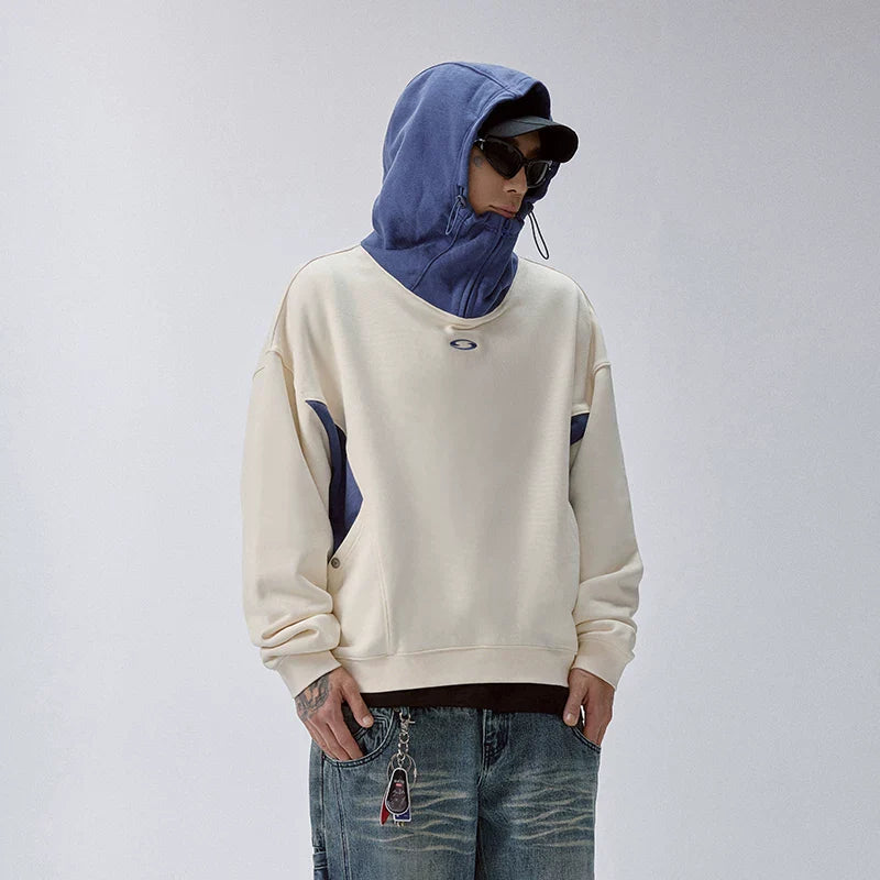 F2CE Unisex Oversized Hoodie, Fall Winter Casual Pullover Sweatshirt, Streetwear Couple Hooded Top
