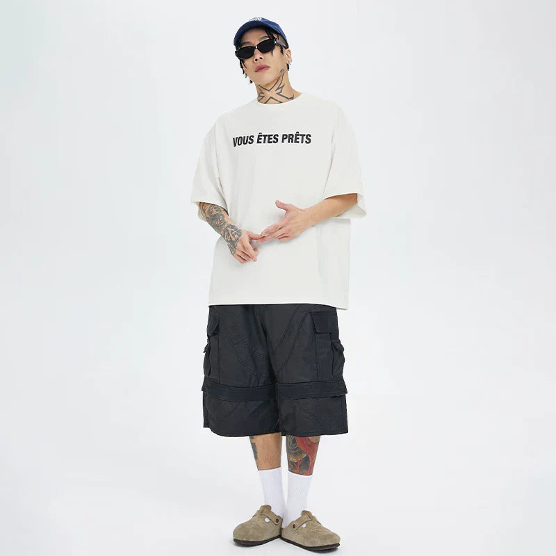 F2CE summer basic slogan letter print couple short sleeved sunscreen quick drying cleanfit simple T-shirt for men and women
