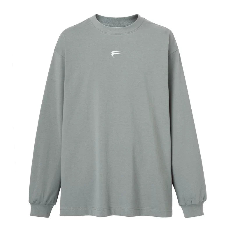 F2CE autumn and winter long sleeved multi-color trendy basic print loose casual couple pure cotton inner layer men's T-shirt base shirt
